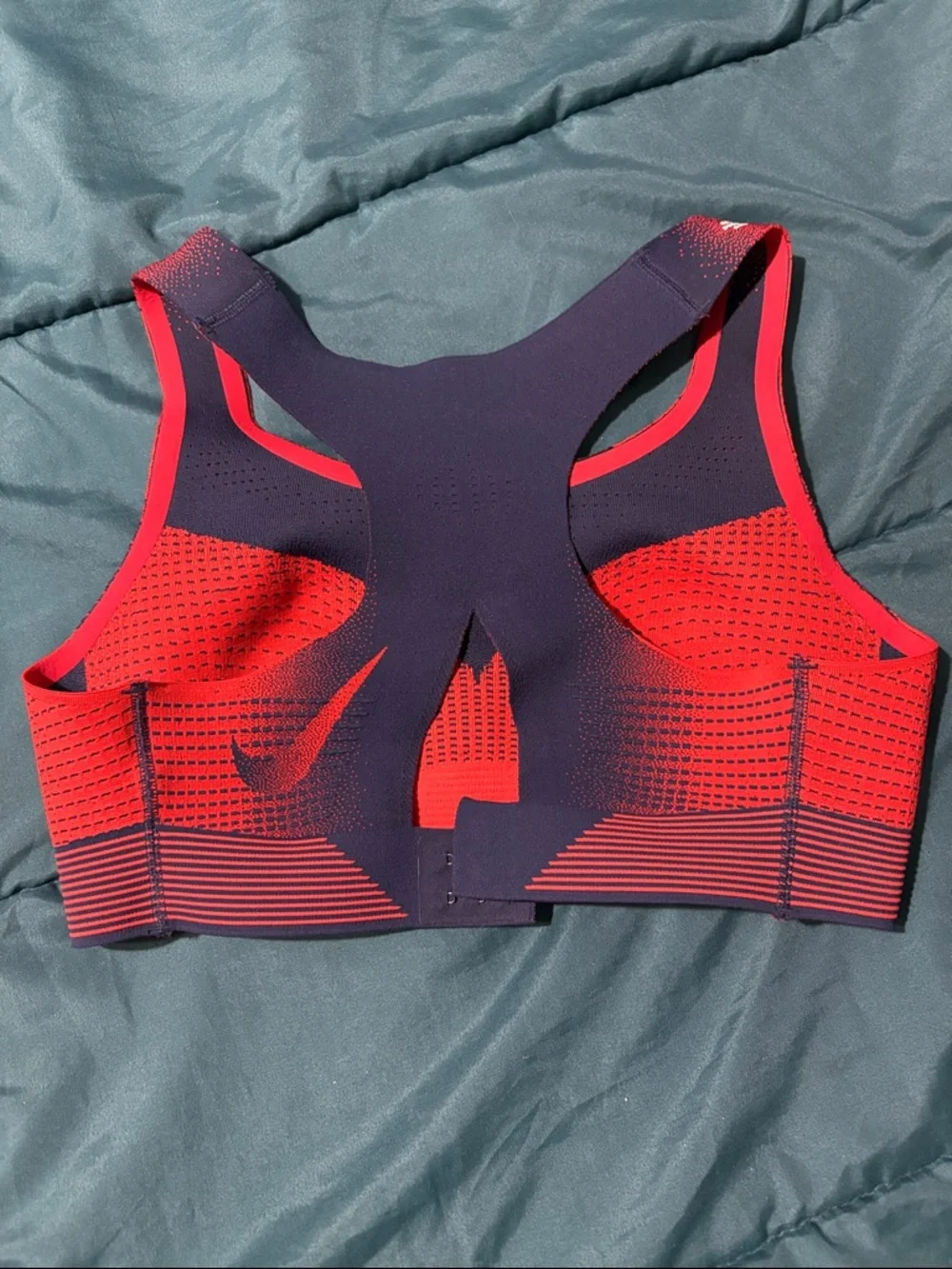 NIKE Swoosh FLY KNIT 2.0 - SPEED RED/BLUE WOMEN - XL